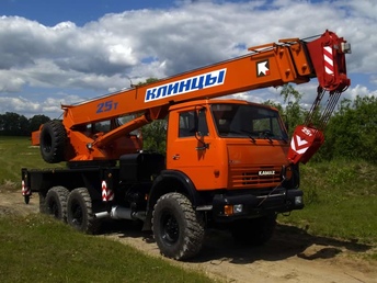 Автокран Клинцы КС-55713-5К 25 тонн